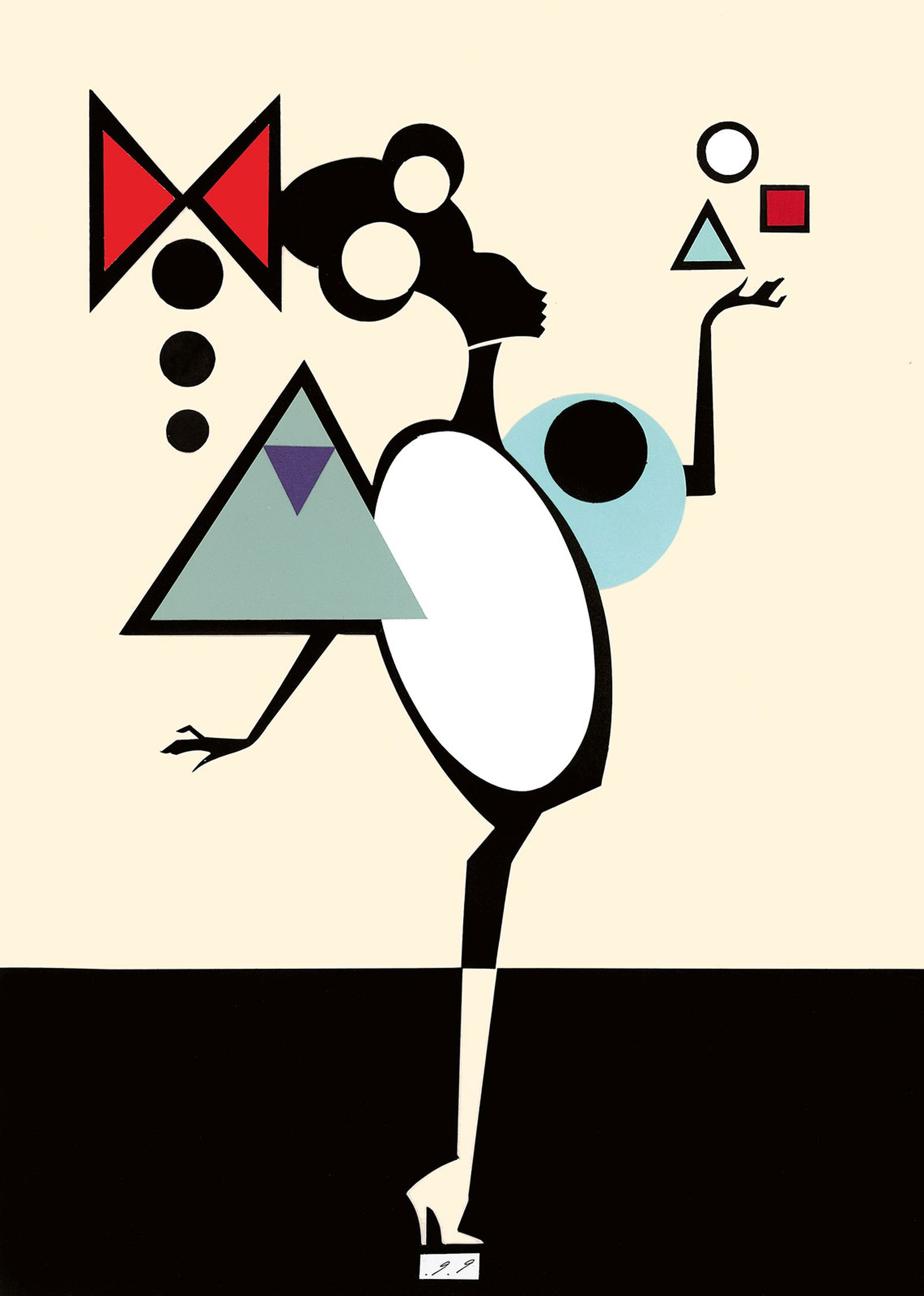 Illustration Circle by Piet Paris - Limited Edition. Edition of: 150. Signed.