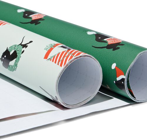2 rouleaux de papier cadeau Takkie/Siepie 70x200 noël