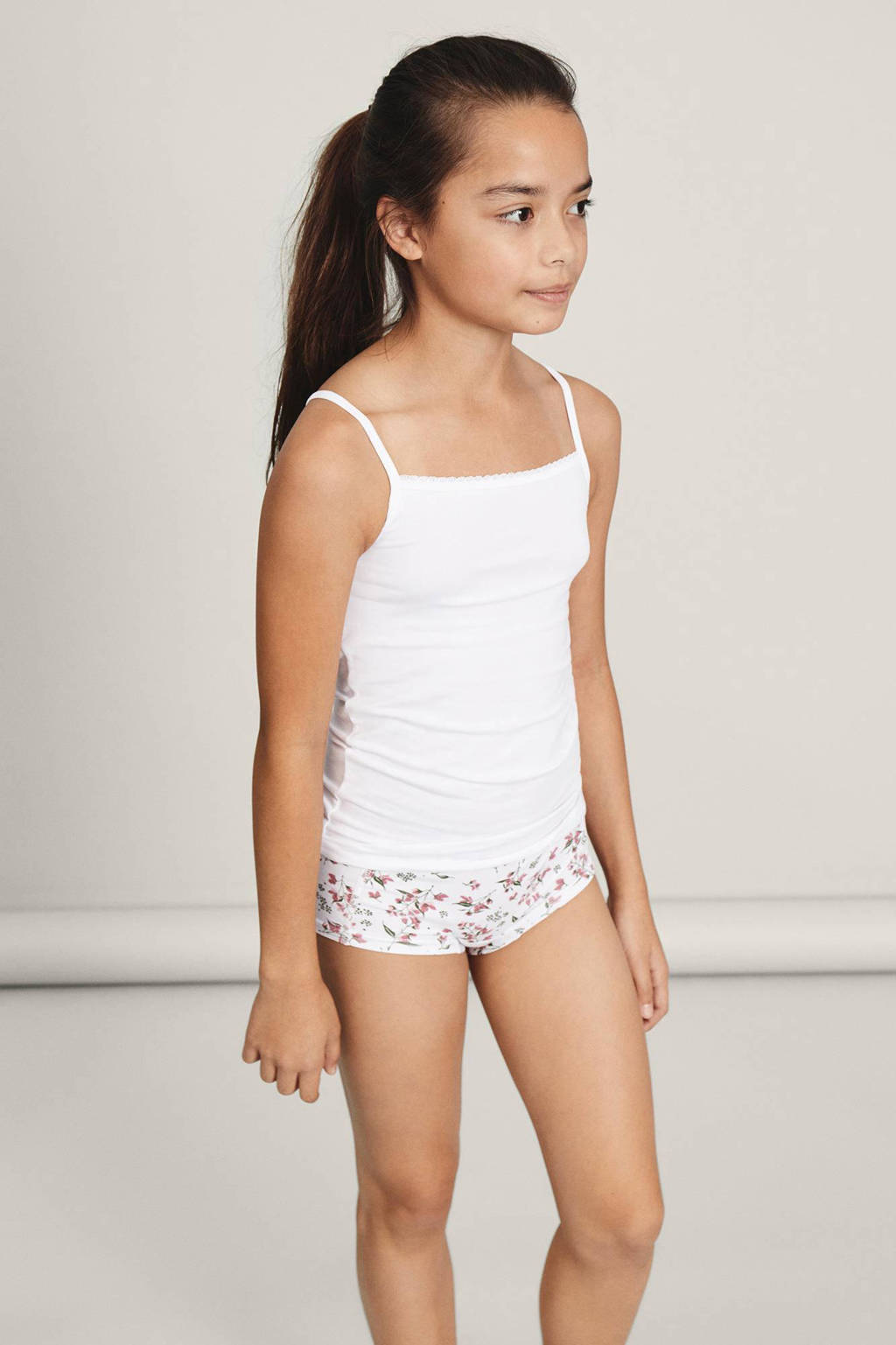 Mooie kinderhemdenhemd NKFSTRAP - set van 2 wit