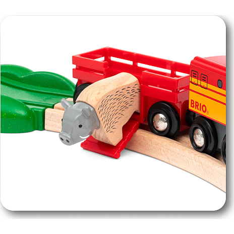 BRIO 33988 Togbane med nordiske dyr
