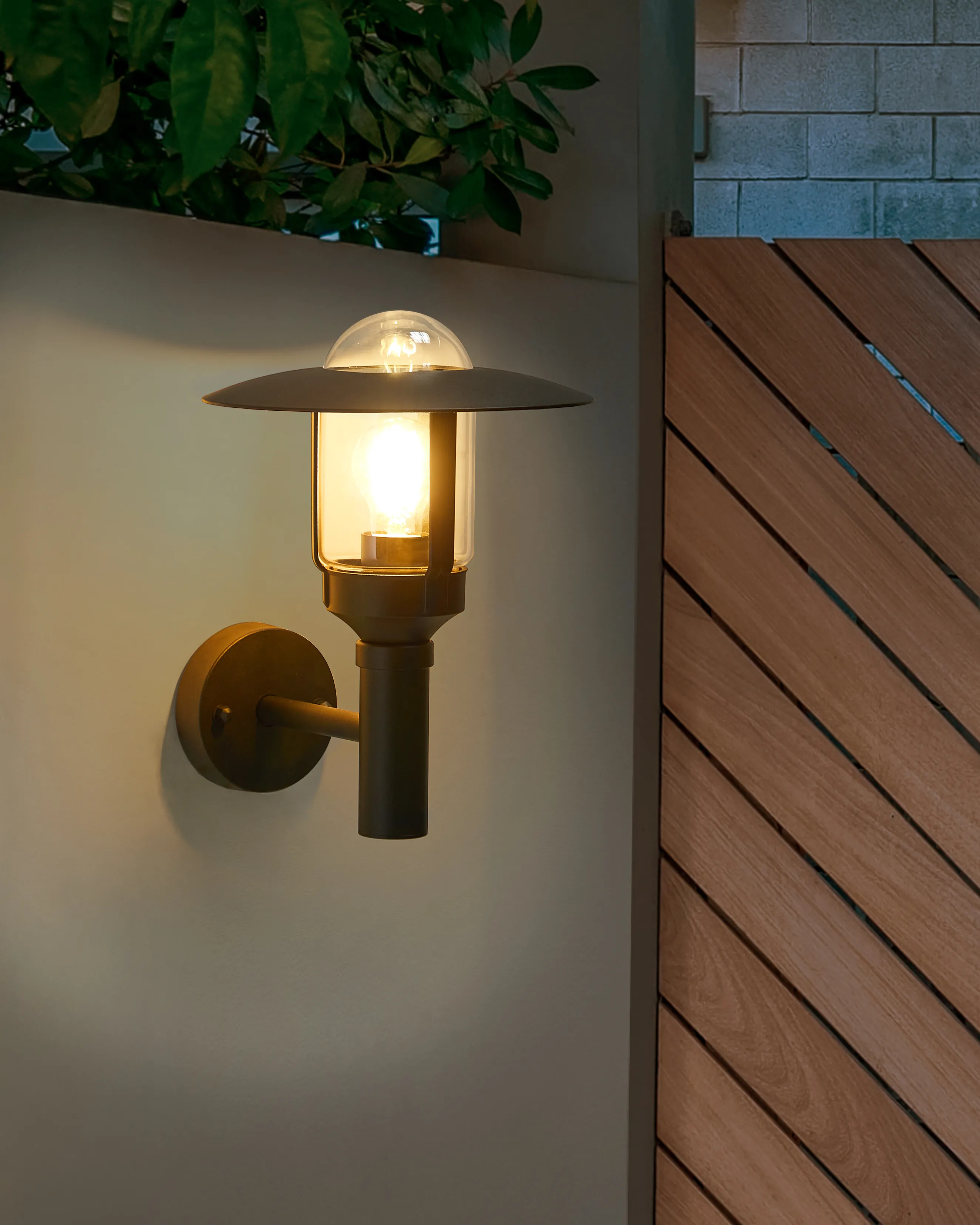 Buiten wandlamp TIZU Zwart