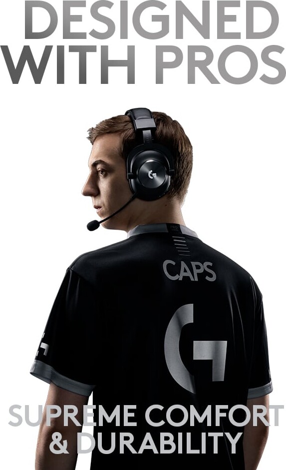 Logitech - G Pro X Gaming Headset - Trådløs - Sort