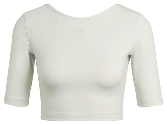 T-shirt à dos ouvert femme adidas Aeroready Studio