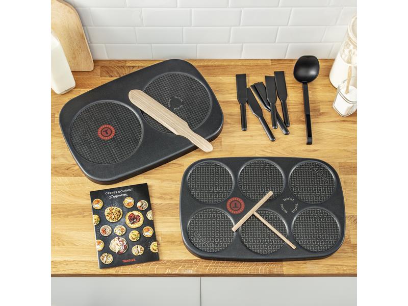 Tefal Crêpe Maker Crêpière Gourmet PY900D Crêpière mit umfangreichem Zubehör