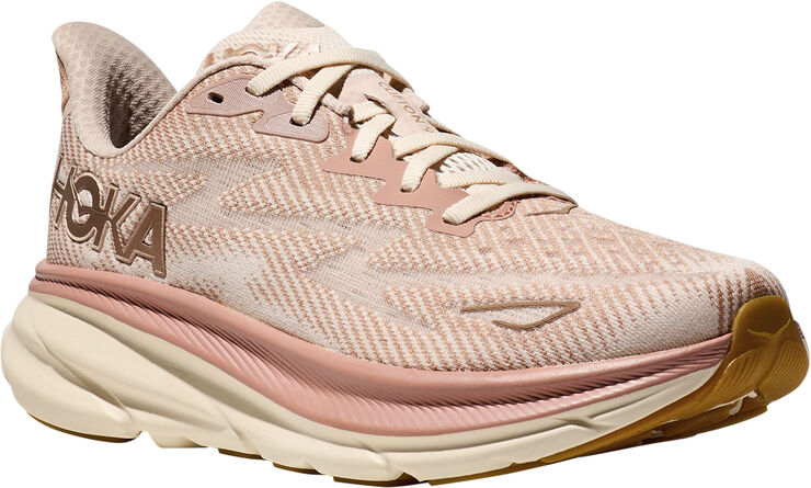 HOKA Clifton 9 Sandstone / cream