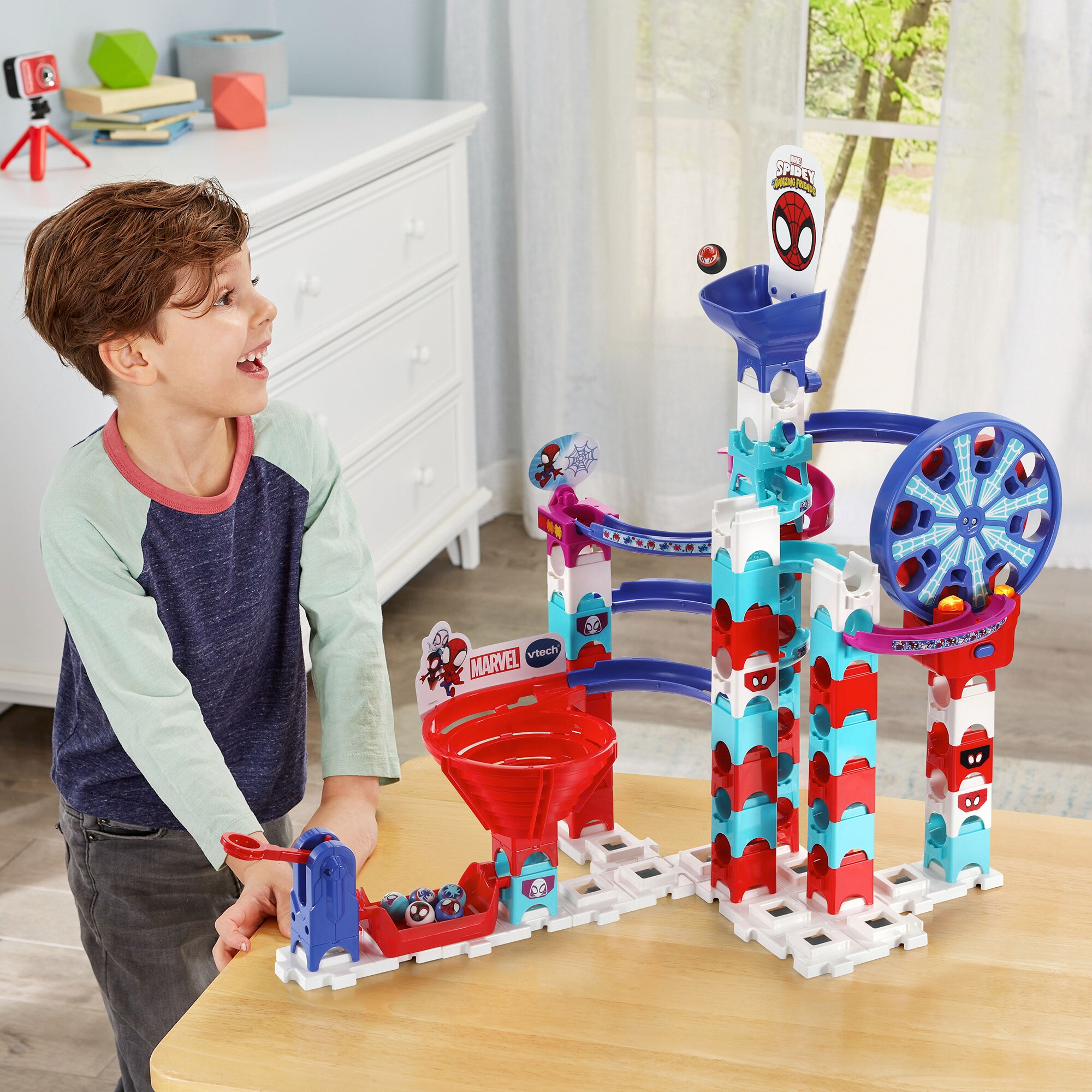 Vtech Bahn Marble Rush - Spidey Super Spin Challenge SP300E