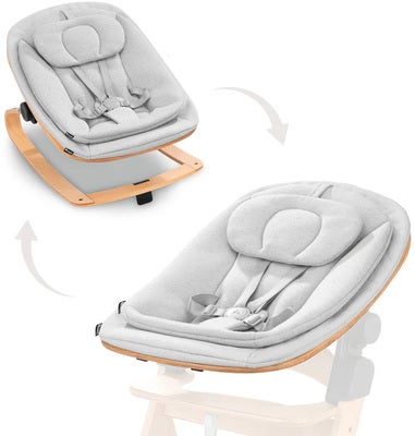 Hauck Eco 3-in-1 Vippestol til Matstol, Light Grey