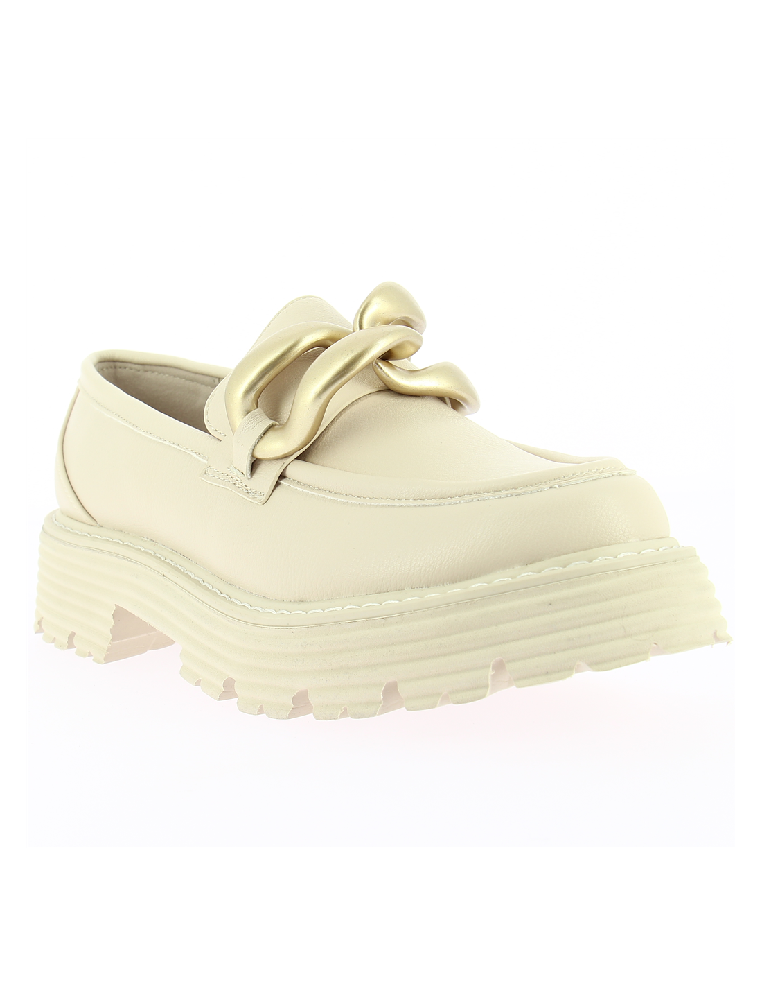 kharisma mocassins compensées femme pivoine blanc