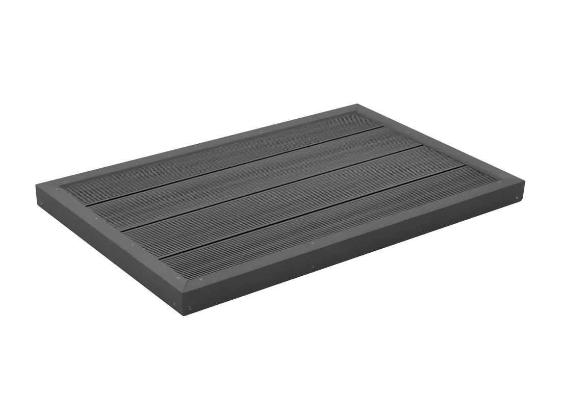 Prolenta Premium - Élément de plancher pour douche solaire/échelle de piscine WPC