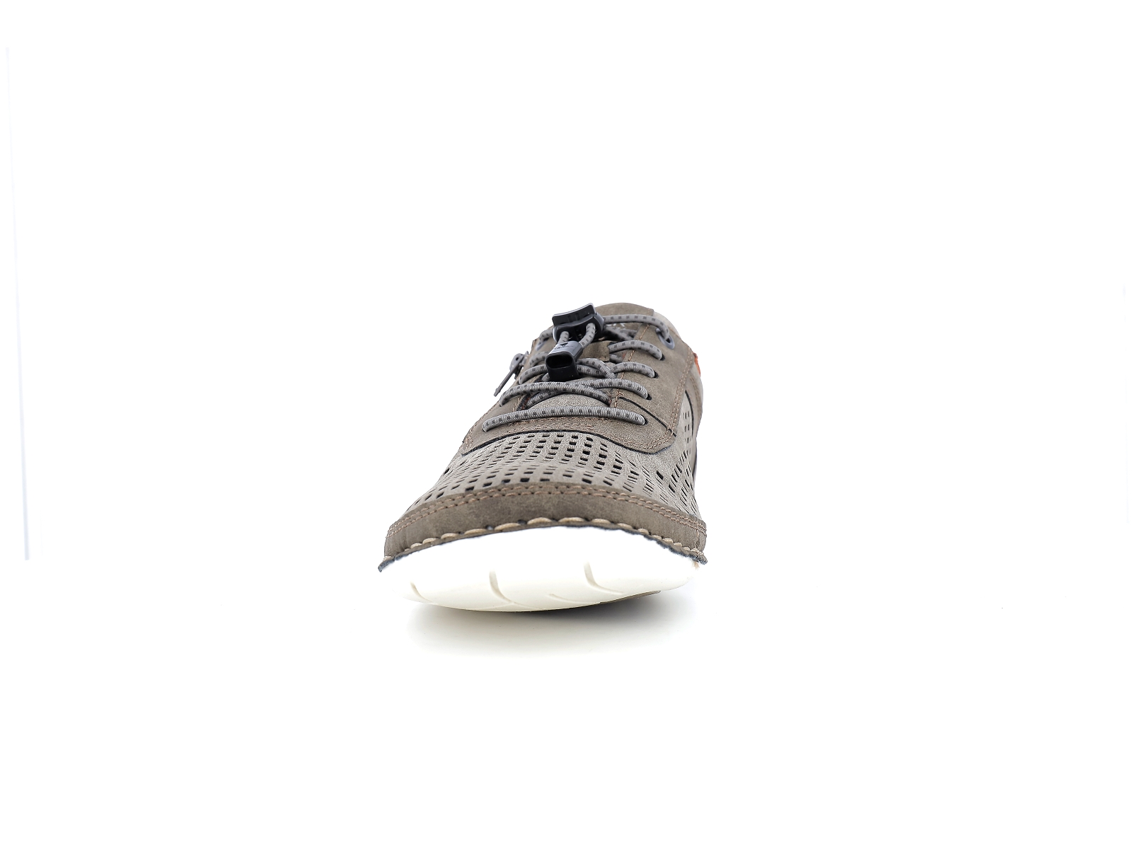Rieker-07560 Matières combinées Taupe