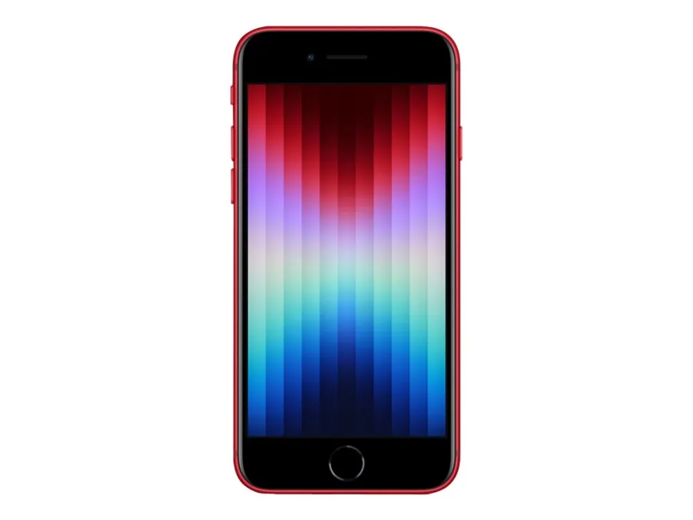Apple iPhone SE (3rd generation) - (PRODUCT) RED - 5G smartphone - dual-SIM / Intern hukommelse 128 GB - LCD-skærm - 4.7