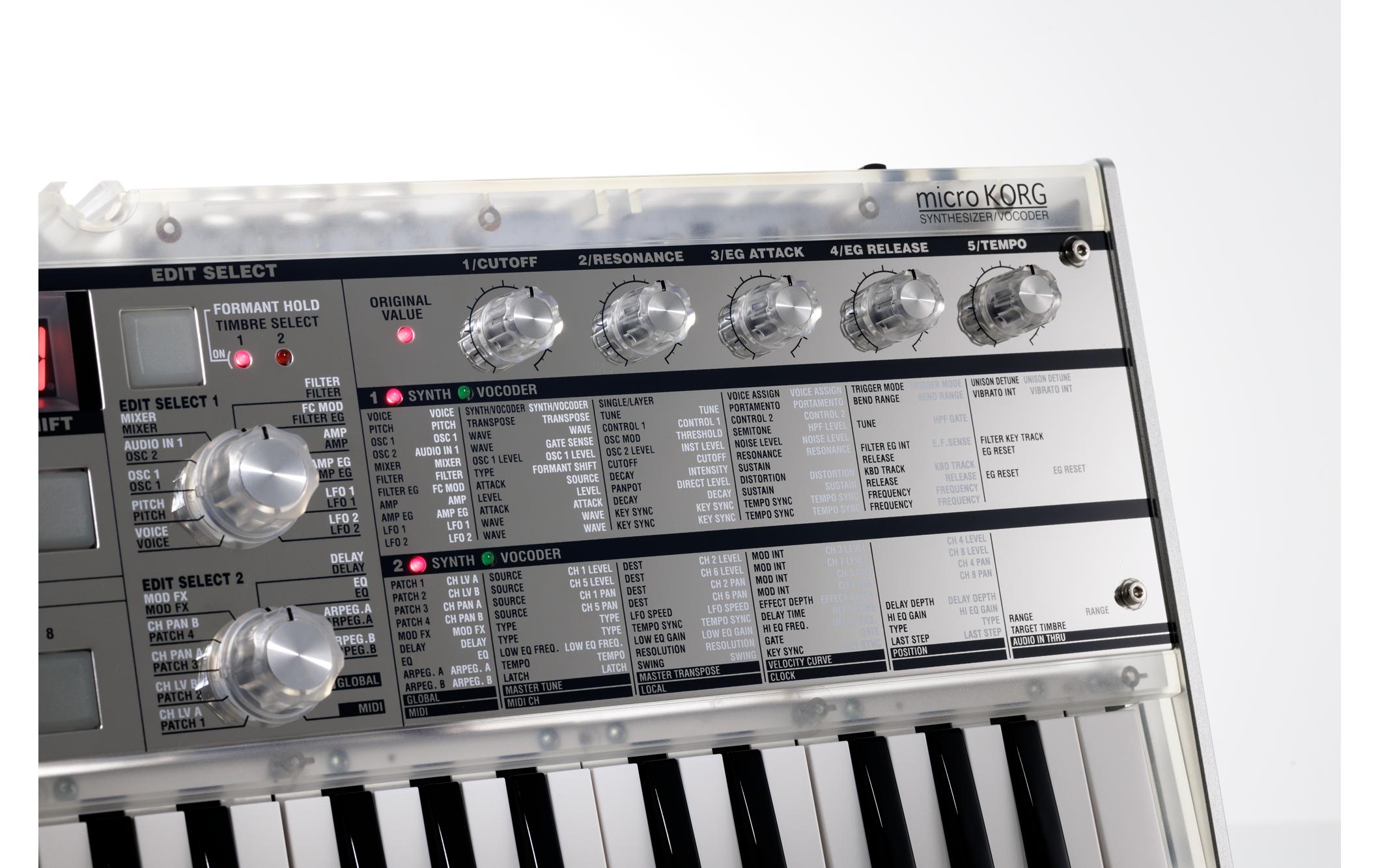 Synthesizer microKORG Crystal – Limited Edition<br>Kompakt-Synthesizer mit Analog Modeling Klangerzeugung