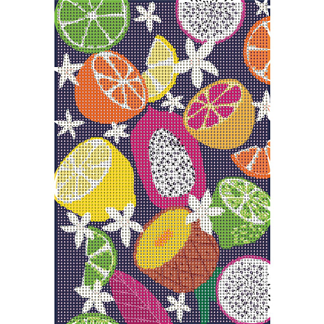 Diamond art frugter 20x30 cm