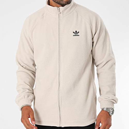 Sweat Zippé Polaire Trefoil IM4491 Beige