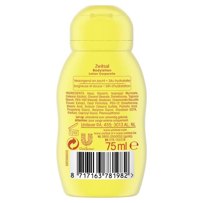 Zwitsal Baby Bodylotion Mini 75 ML