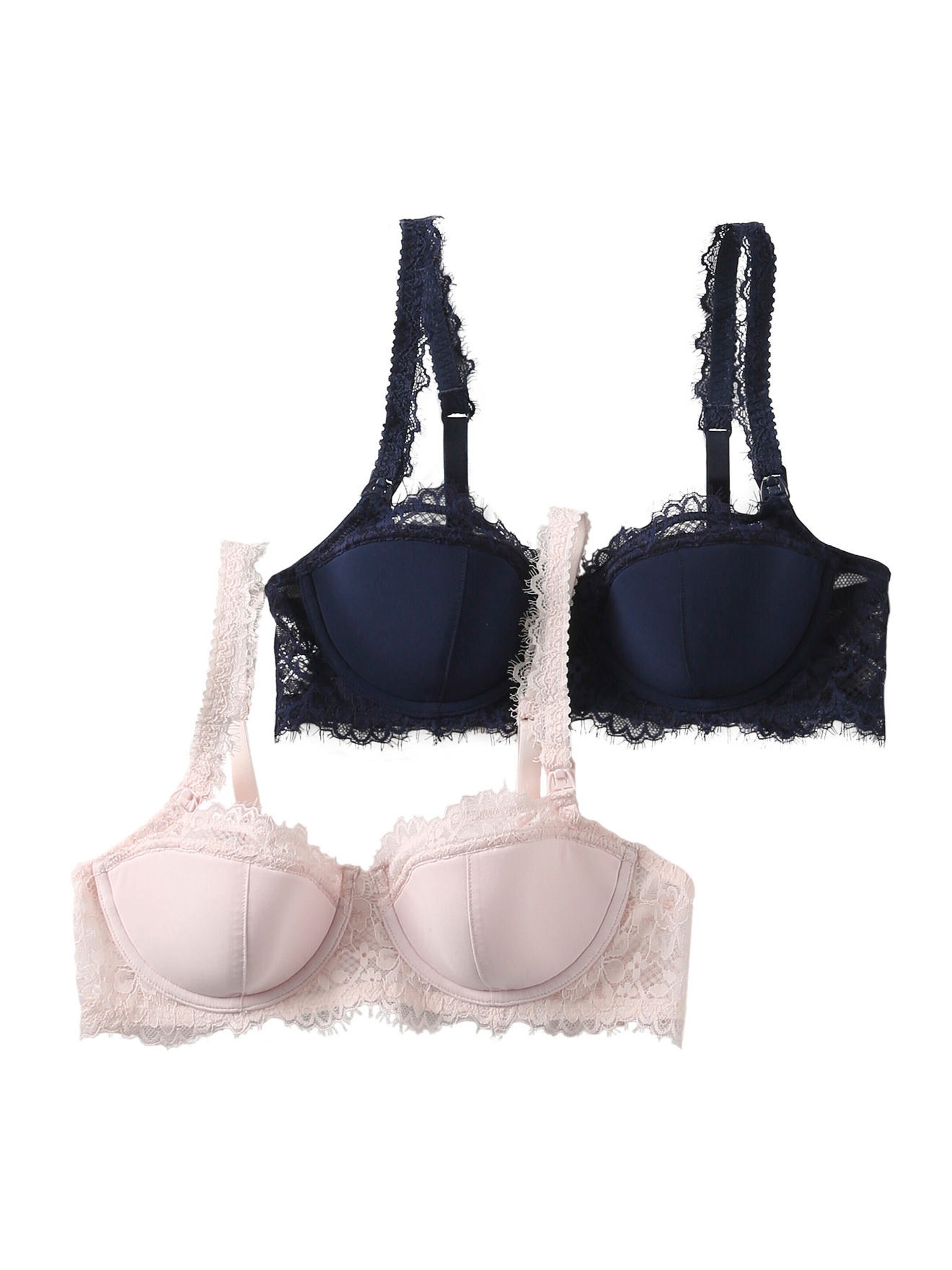Envie de Fraise 2er-Pack Still-BHs mit Bügel mit Recycling-Polyester marine