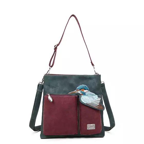 Hi-di-Hi Hand/ Schoudertas King Shopper Dark Blue/ Purple