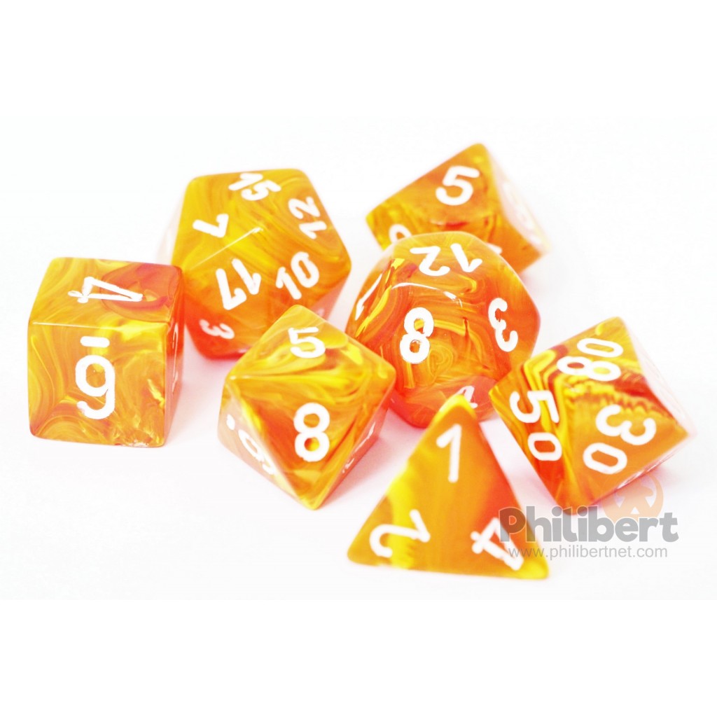Set de 7 Dés JDR Chessex : Vortex