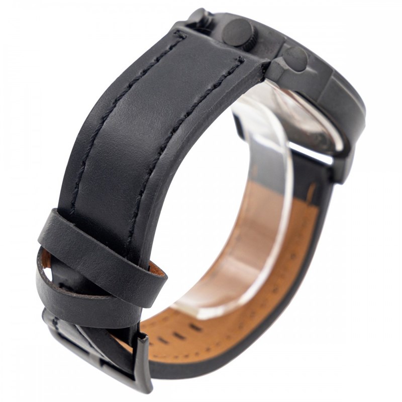 Montre Homme CHTIME bracelet Cuir Noir