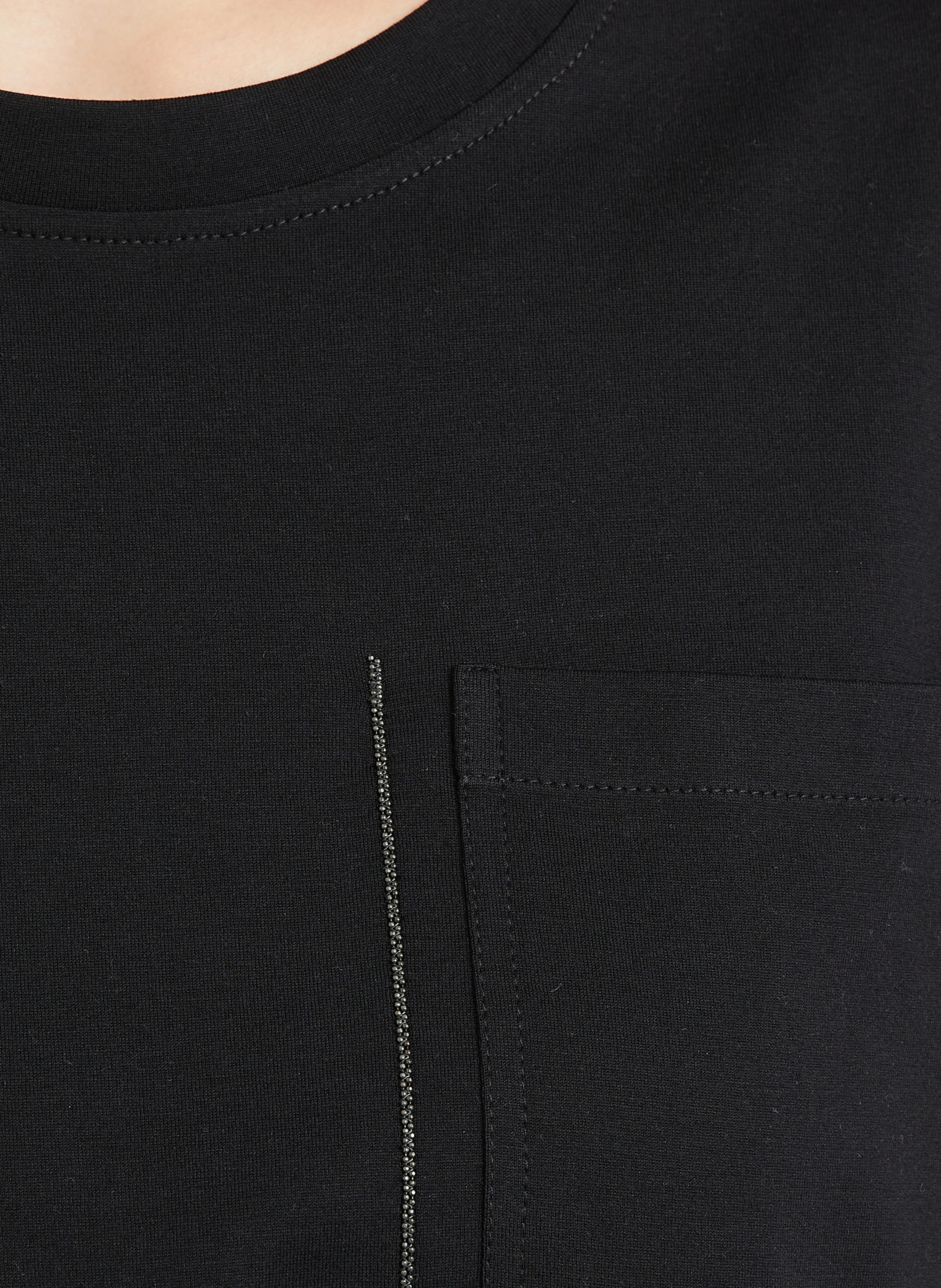 BRUNELLO CUCINELLI T-Shirt mit Schmucksteinen