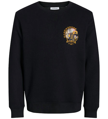 Jack & Jones Sweatshirt - JjsKull - Blåck/Small
