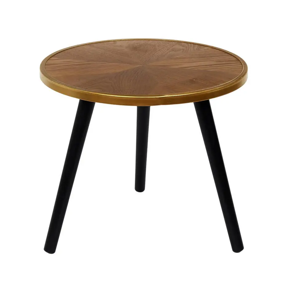 Home Deco Factory Bijzettafels/salontafels Tiny - set 2x - hout