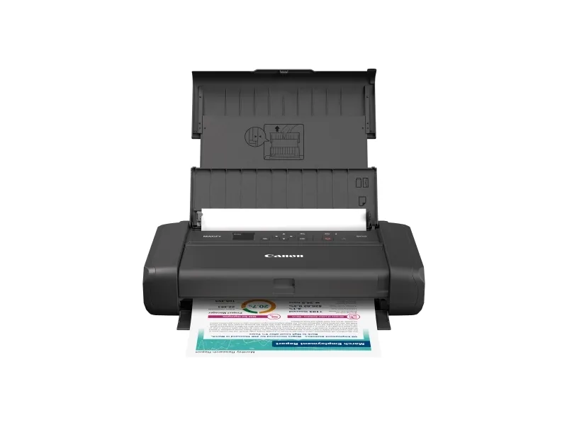 Canon MAXIFY BX110 - Printer - farve - blækprinter - A4/Legal - 4800 x 1200 dpi - op til 9 ipm (mono) / op til 5.5 min./side (farve) - kapacitet: 50 ark - USB-C, Wi-Fi(ac)