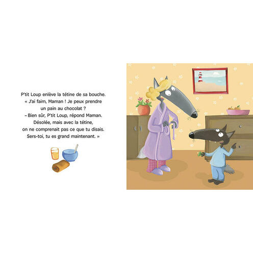 P'tit Loup n'a plus besoin de tétine - AUZOU EDITIONS