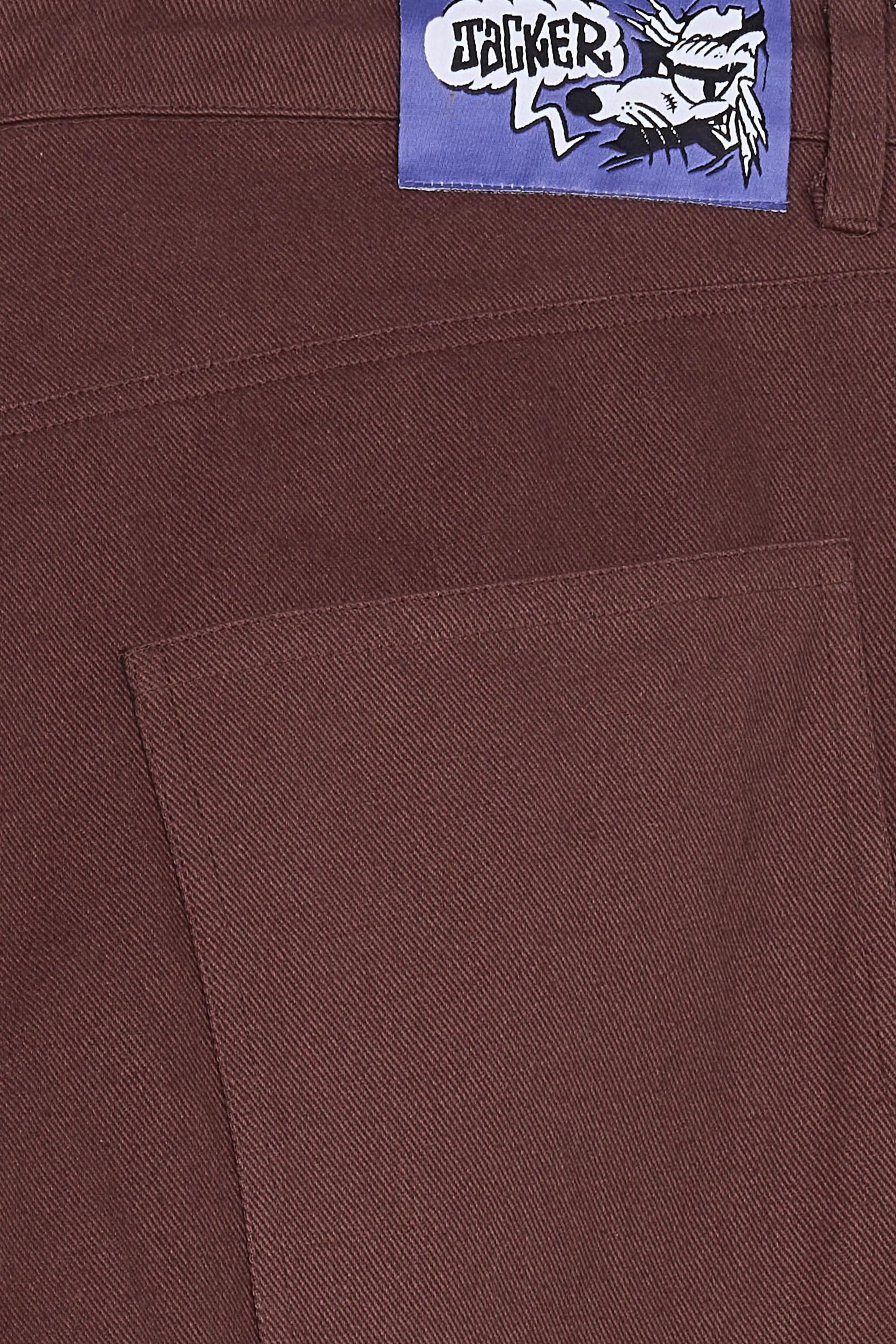 JACKER Pantalon  Nostalgia Baggy Marron