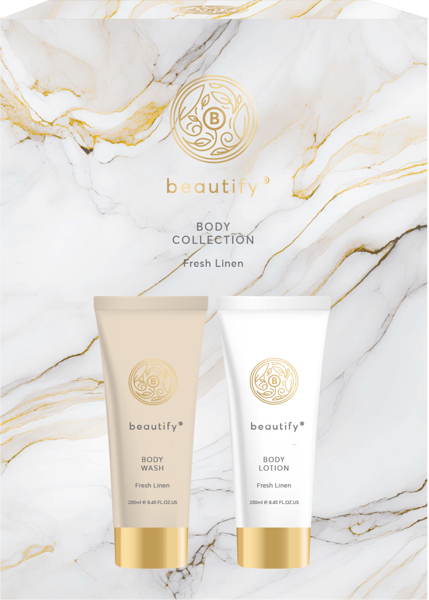 Beautify gavesett med dusjsåpe og bodylotion