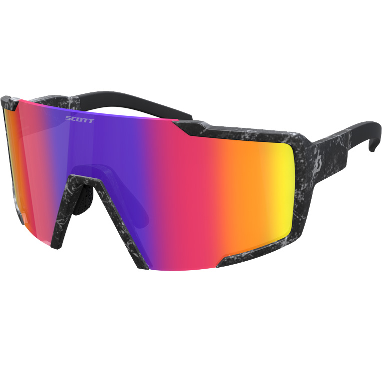 Scott Shield Compact Sunglasses marble black/teal chrome | Scott Skibrillen | Scott | S | MARKEN | XSPO