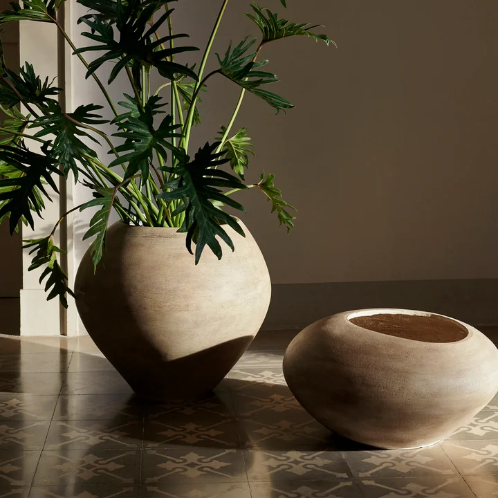 Ferm Living - Dodu Topf, H 30 cm, braun