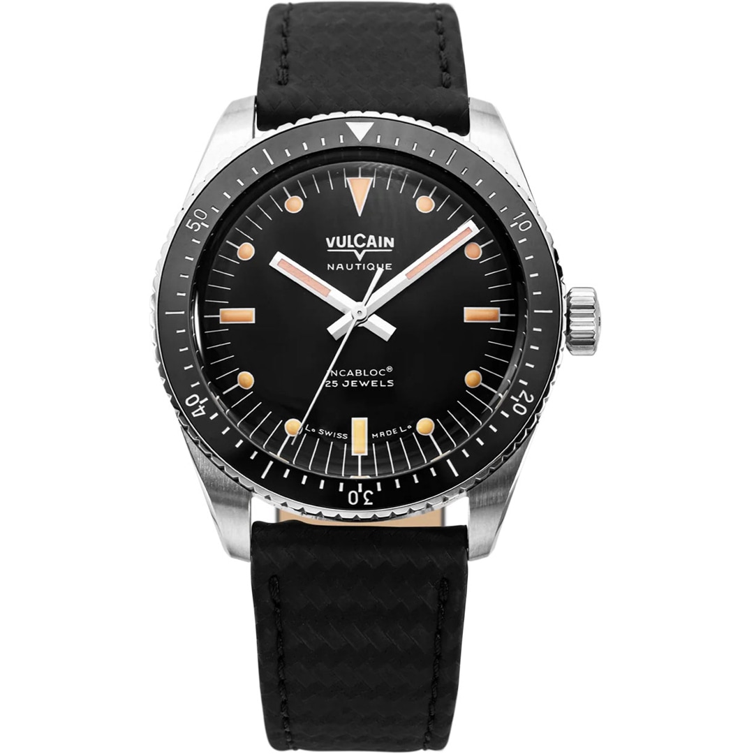 Vulcain Skindiver Nautique Black