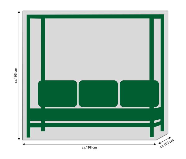 Dehner Abdeckhaube für Daybed Hollywood, ca.
