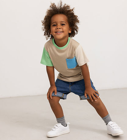 MarMar T-Shirt - Tad - Colour Block Lama