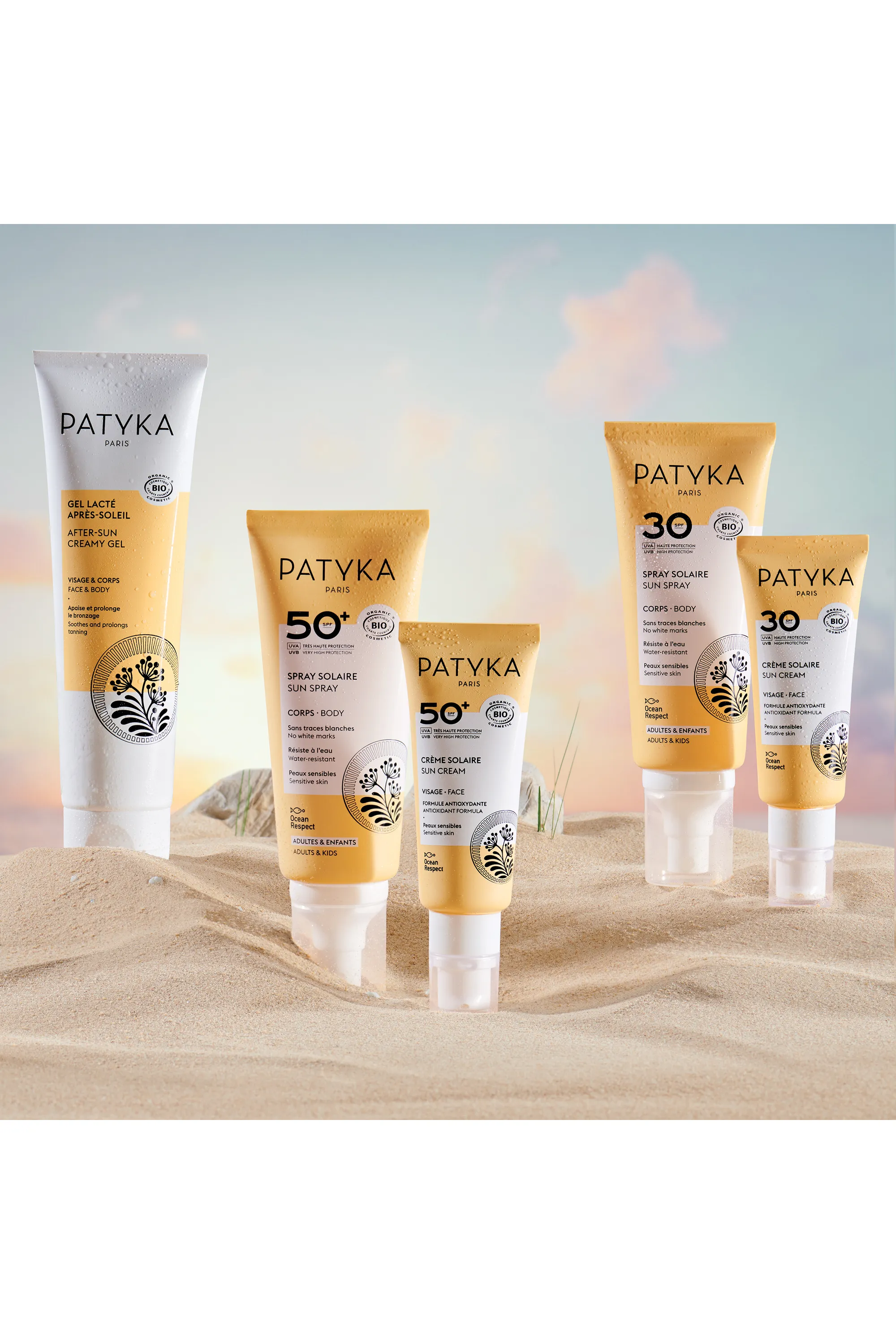 Patyka Crème solaire minérale visage SPF50+-40 ml