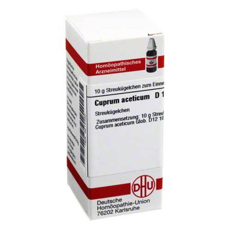 DHU Cuprum aceticum D 12 Globuli, 10 g