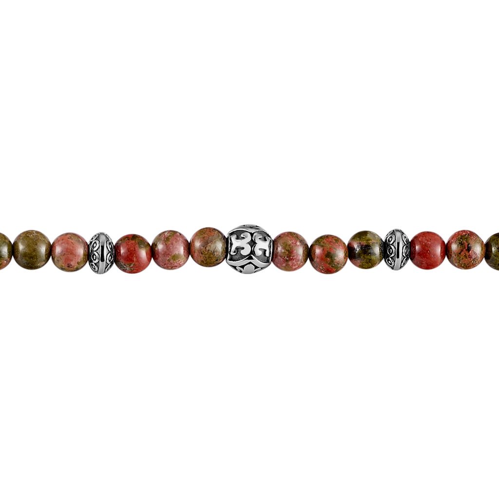 Bracelet Boules Acier Gris Labhras