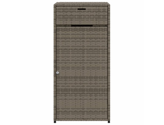 VIDAXL - Armoire de jardin Armoire de rangement de jardin gris 55x55x111 cm résine tres...