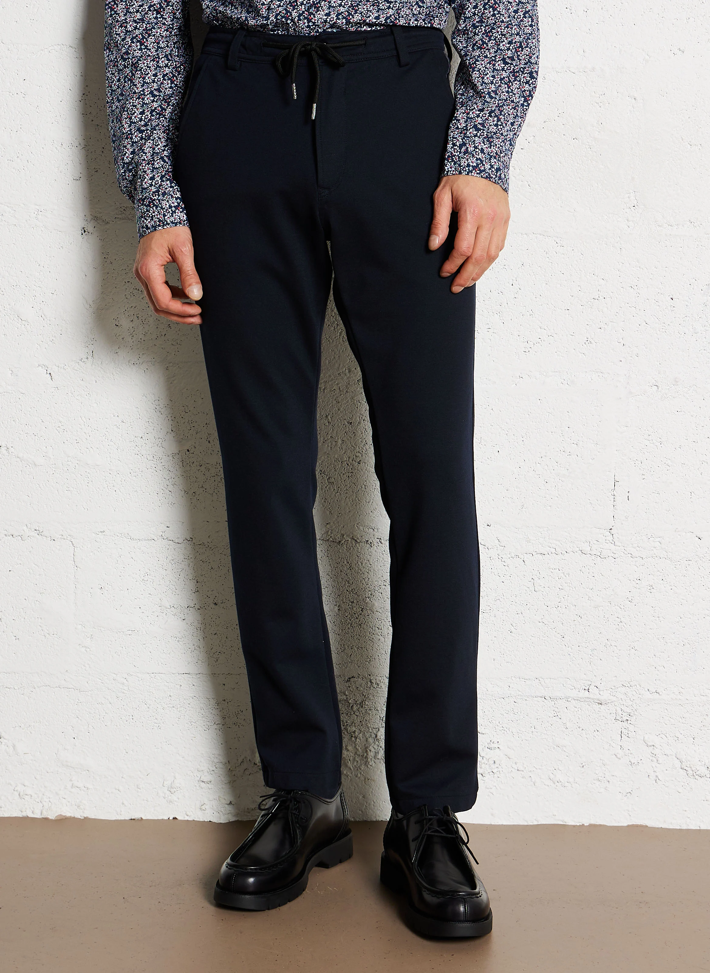 MARO - Pantalon droit| Bleu