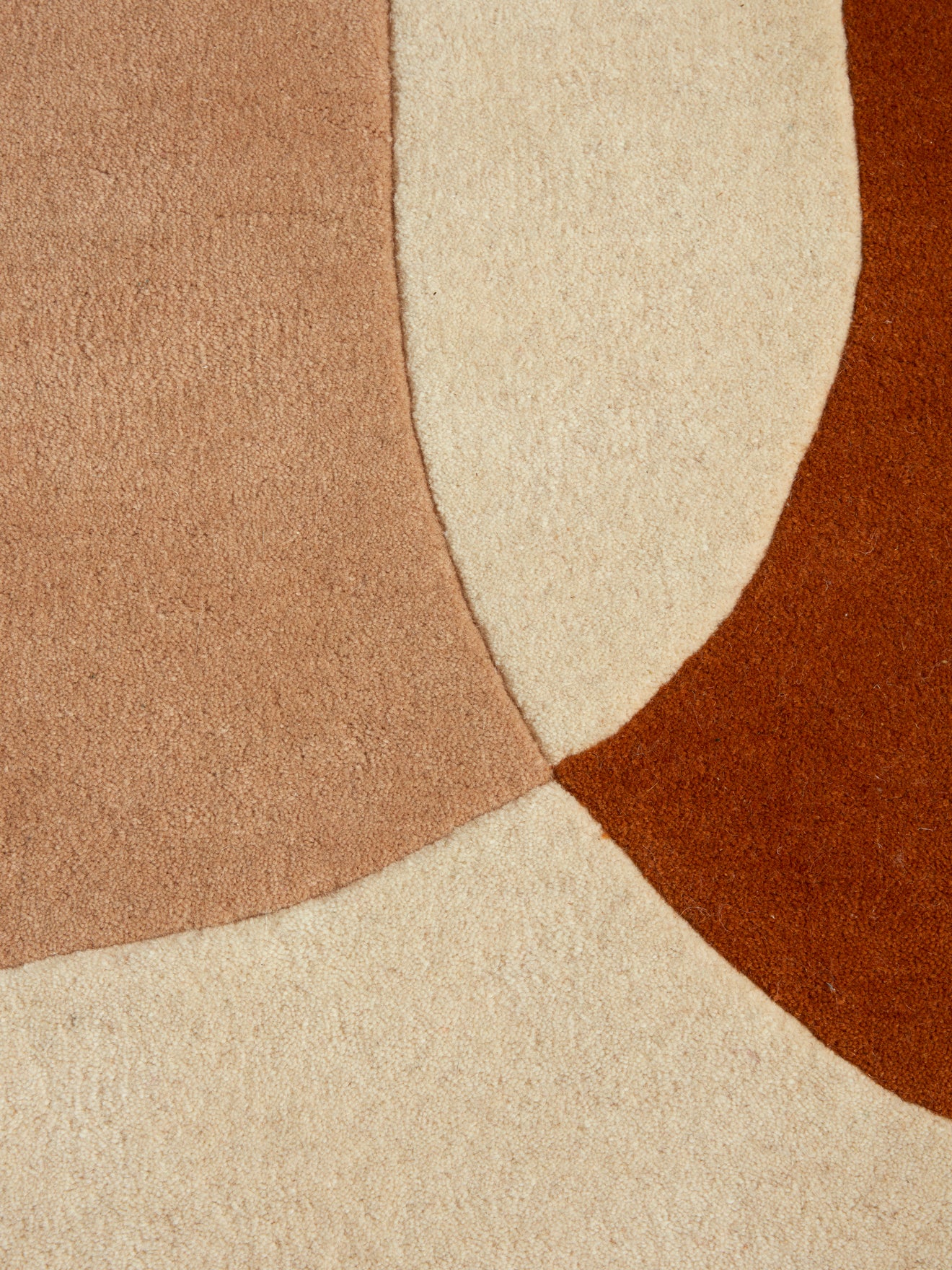 Tapis graphique en laine