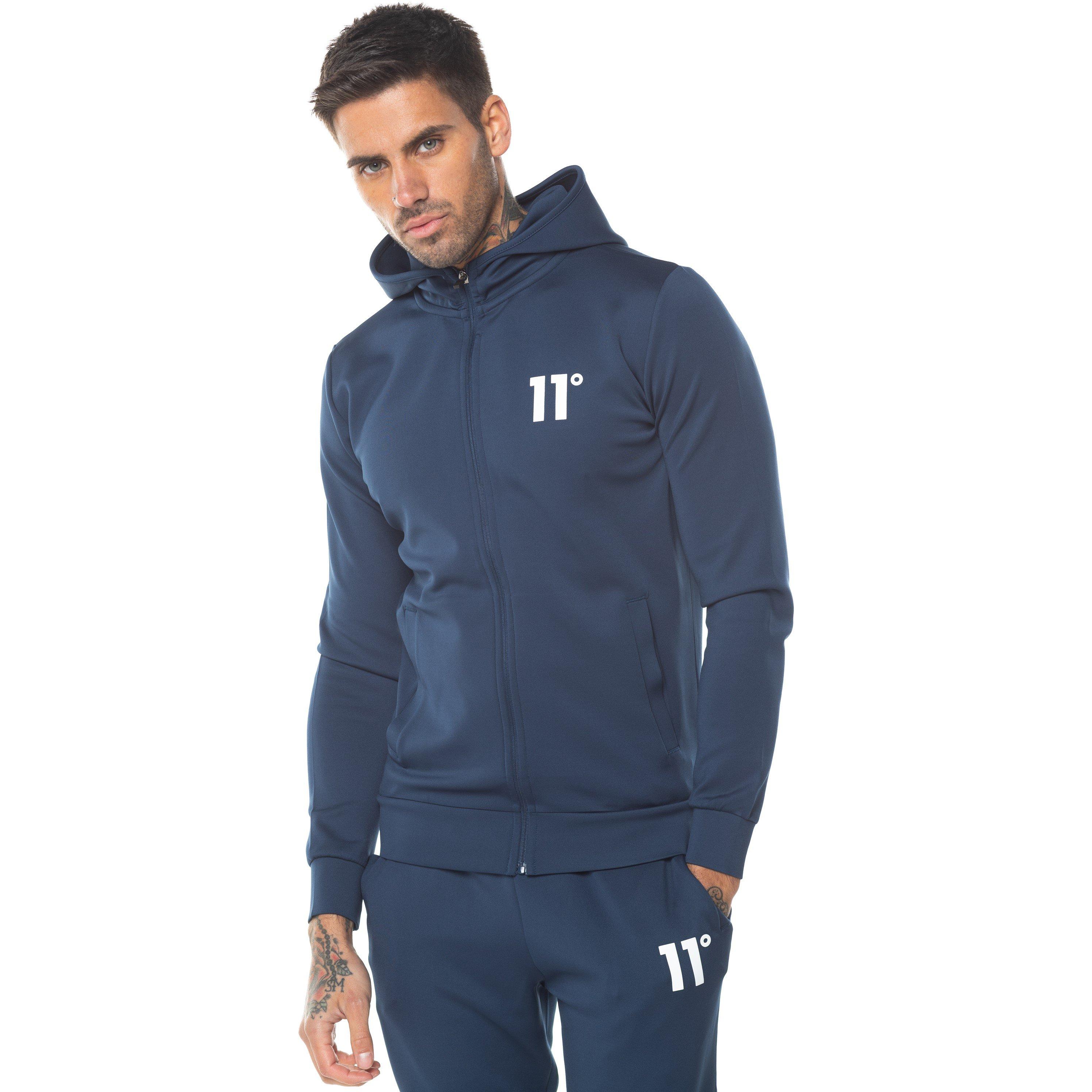11 Degrees 11 Core Poly Full Zip Hoodie