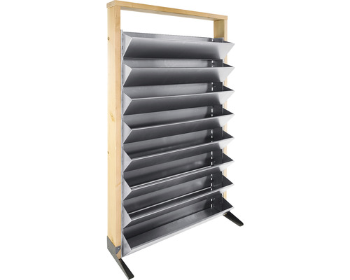 Verhoogd bed verticaal bed bellissa Inalto L8 100 x 32 x 180 cm zilver