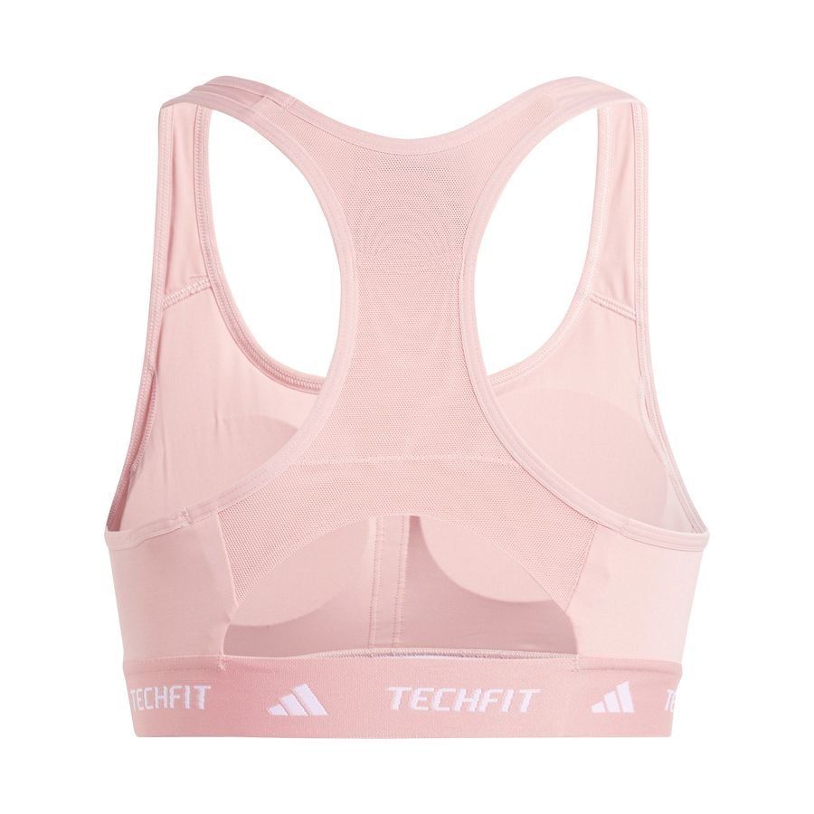 adidas Brassière Techfit Medium Support - Rose Femme