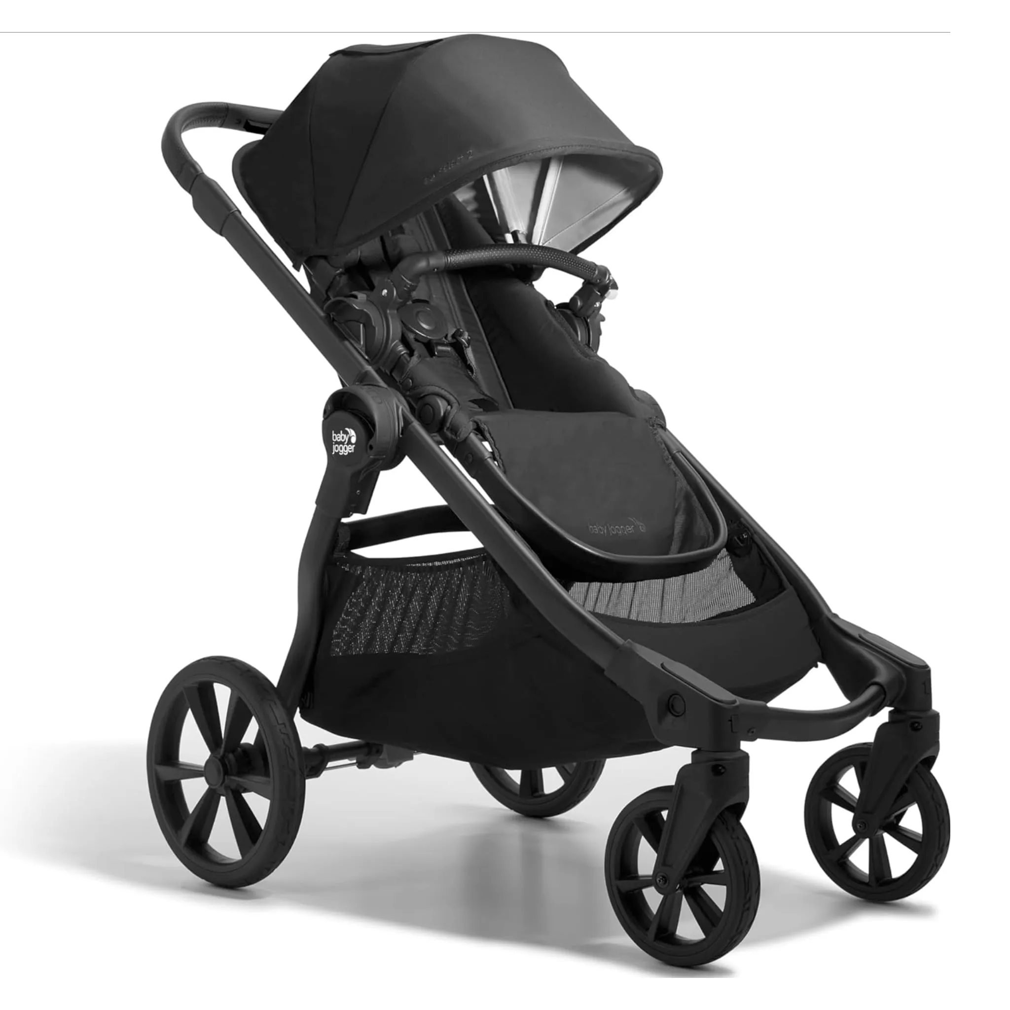 Baby Jogger Poussette City Select2 avec Tencel - Noir