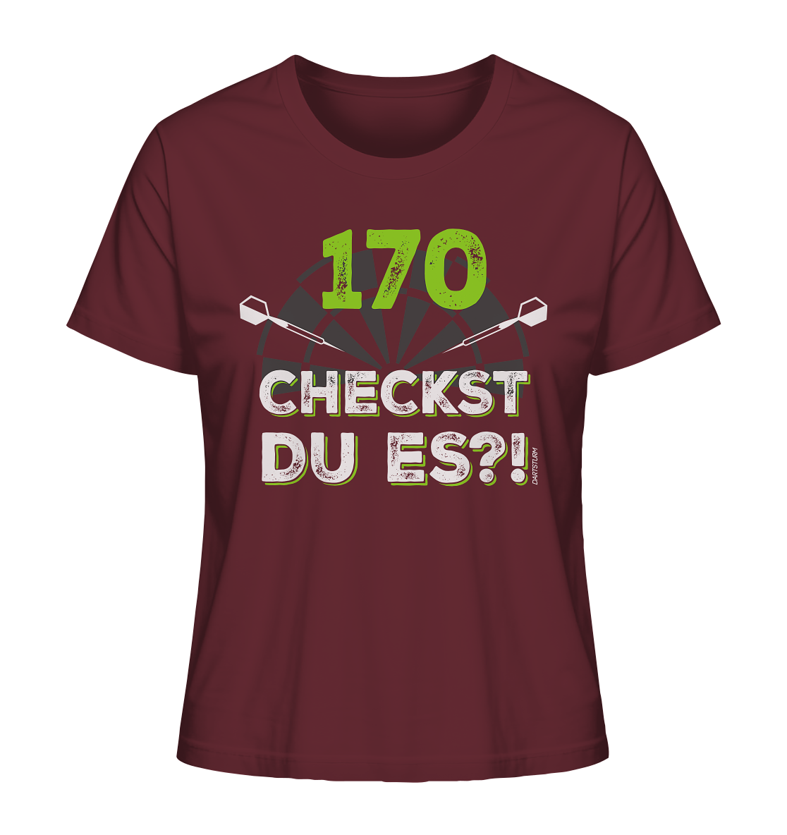DartSturm - 170 Checkst du es - Ladies Organic Shirt