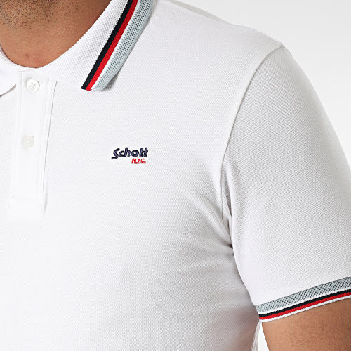 Polo A Manches Courtes Nolan Blanc