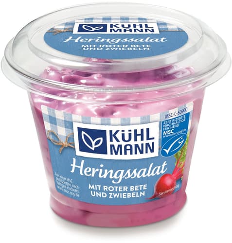 Kühlmann Heringsalat mit roter Bete & Zwiebeln