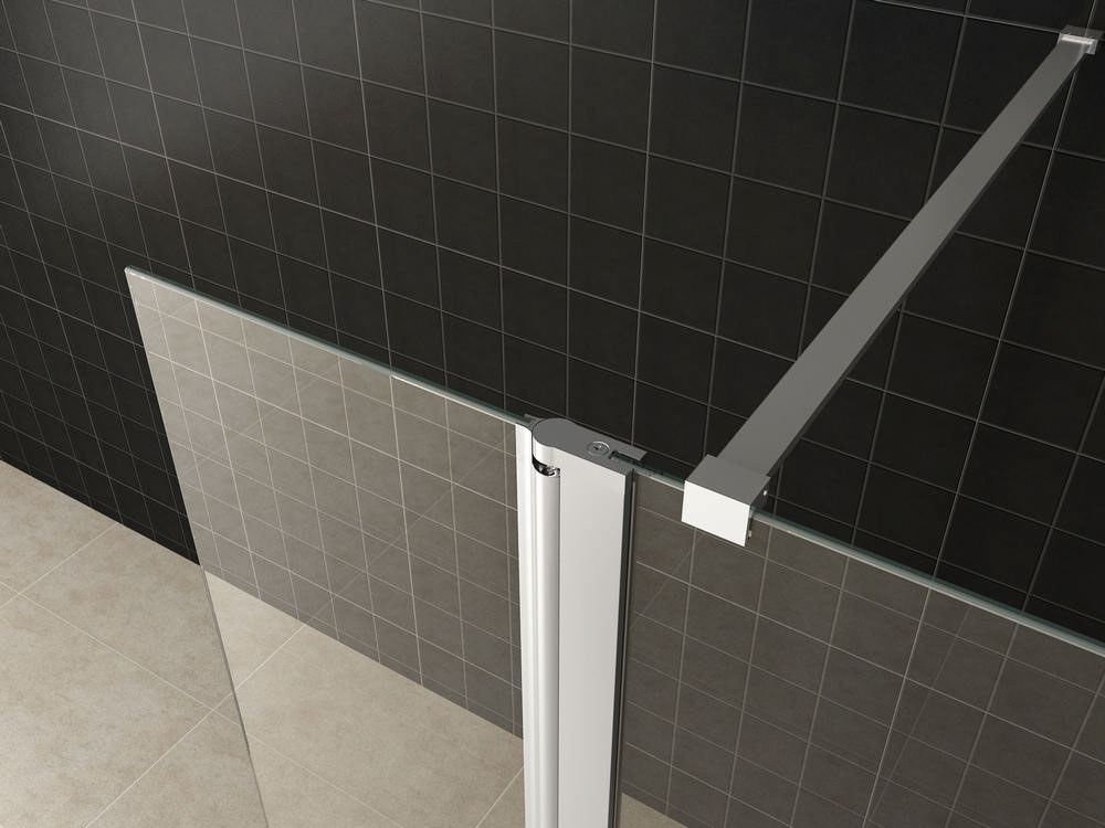 Mueller Augsburg draaibare douchewand 30x200cm Anti-kalk