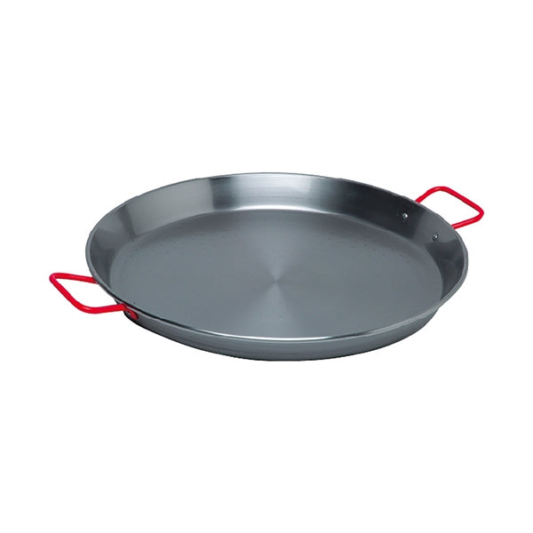 Plat à paëlla acier poli 34 cm